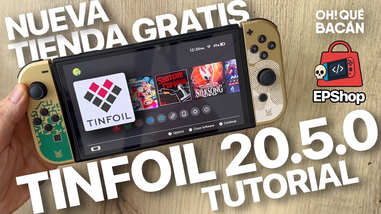 Instala Tinfoil en la Última Versión 20.5 | Tienda Funcional Gratis 2025