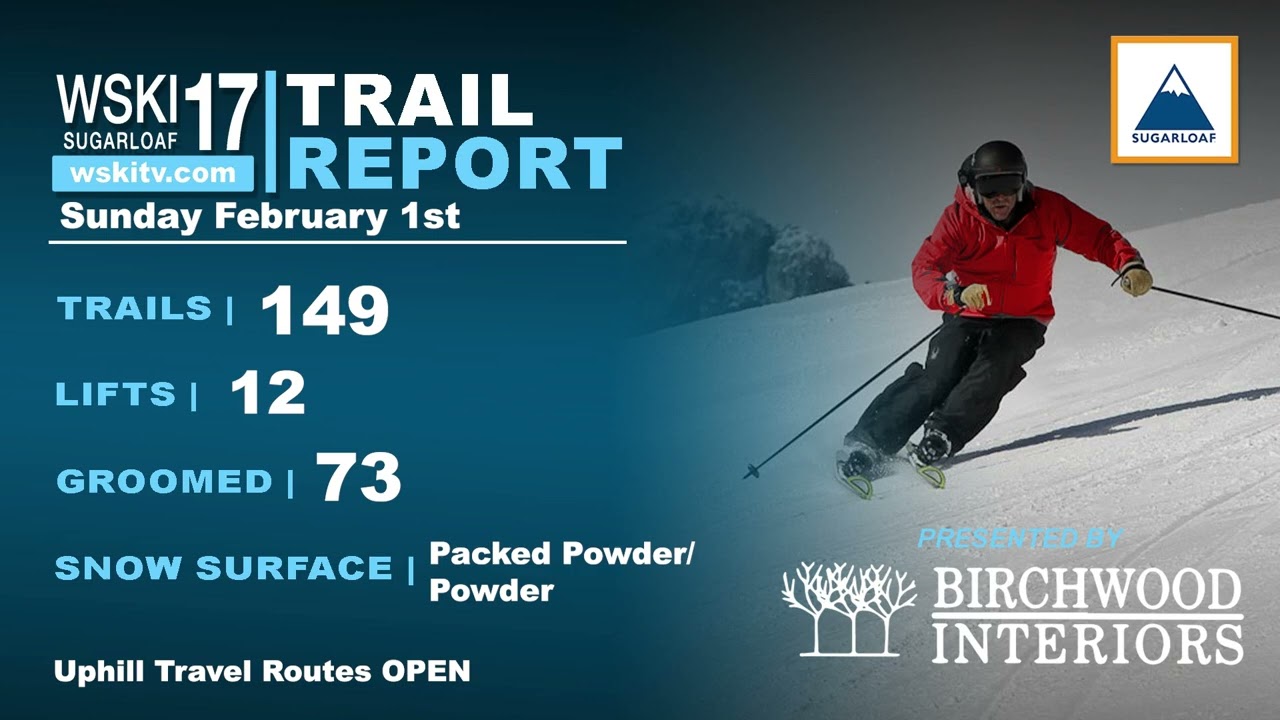 WSKI Latest Local Forecast and Trail Conditions February 1st, 2026