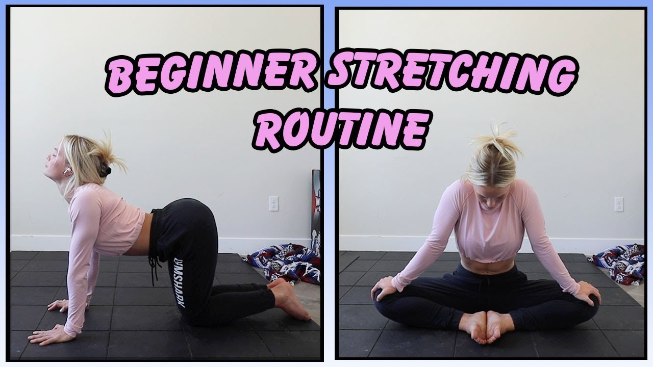 Beginner Stretching Routine - Follow Along w/ Me!