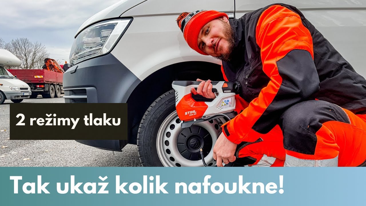 AKU kompresor STIHL KOA 20 - test přístroje | cordless compressor