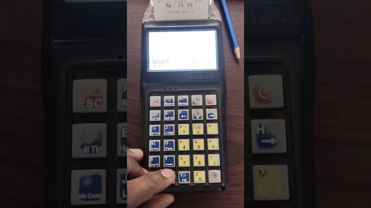 How to change name in softland billing machine #palmtec #bus #Kerala 