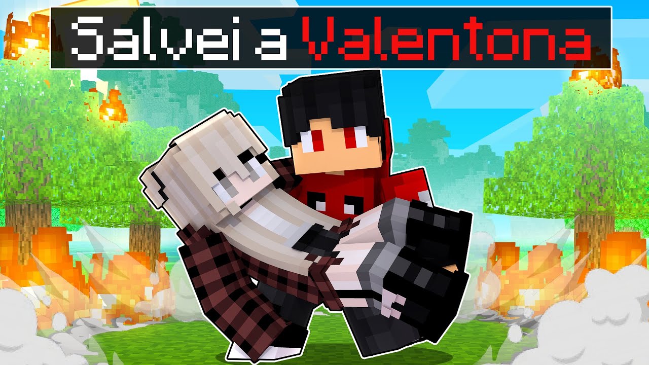 P3DRU salvou a VIDA DA VALENTONA no Minecraft