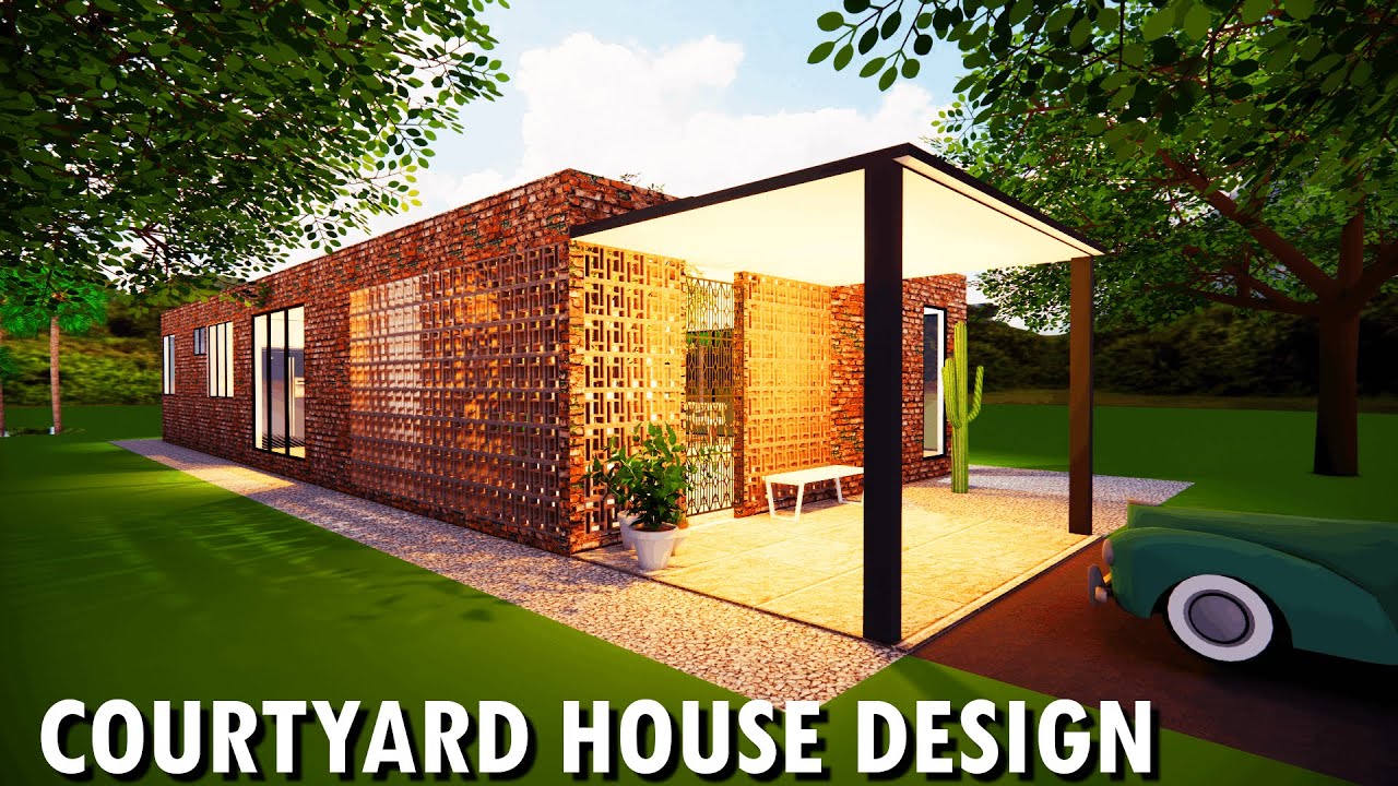 3 Bedroom Courtyard House | Minimalist Design