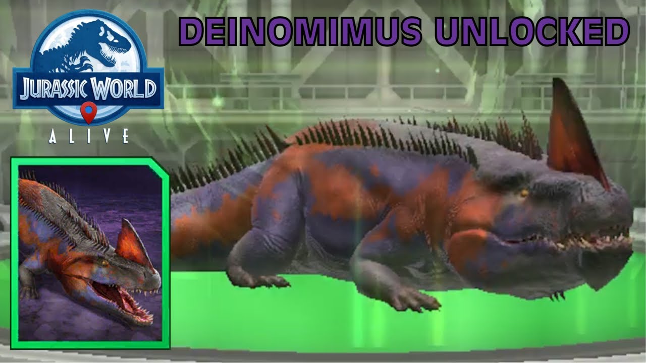 Deinomimus Unlocked - Jurassic World Alive