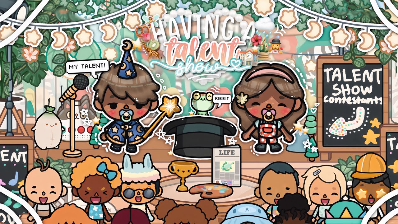 *CHAOTIC* School TALENT show 🤹‍♀️🌺🎍🦒🌧️ || *VOICED* 🎙️|| Toca Boca Life World Roleplay 🥝🌺🥨💫🌿