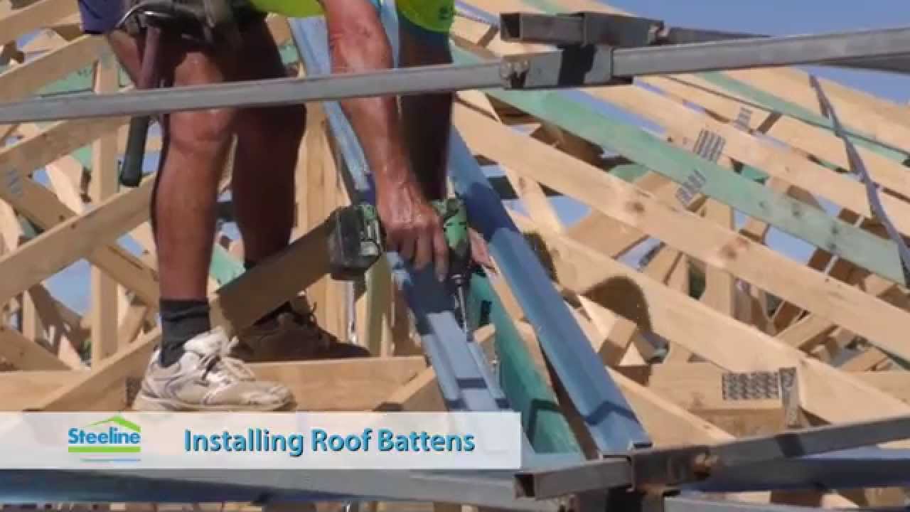 Installing a roof made from COLORBOND&reg; steel