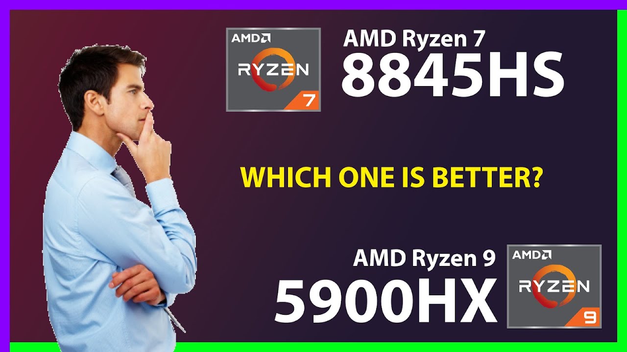 AMD Ryzen 7 8845HS vs AMD Ryzen 9 5900HX Technical Comparison