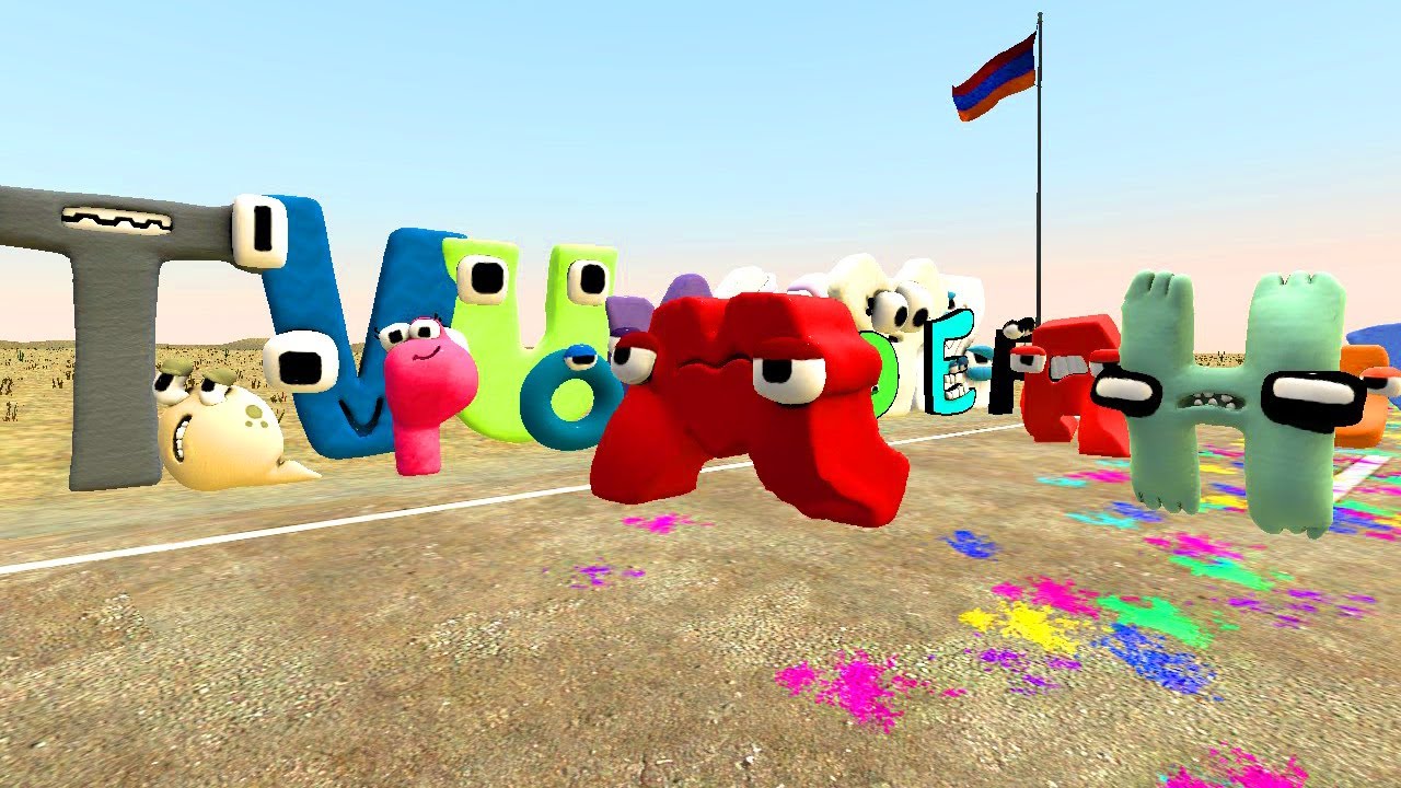 ALPHABET LORE FAMILY RACING ANIMATION: WHO IS THE BEST? in GARRY'S MOD