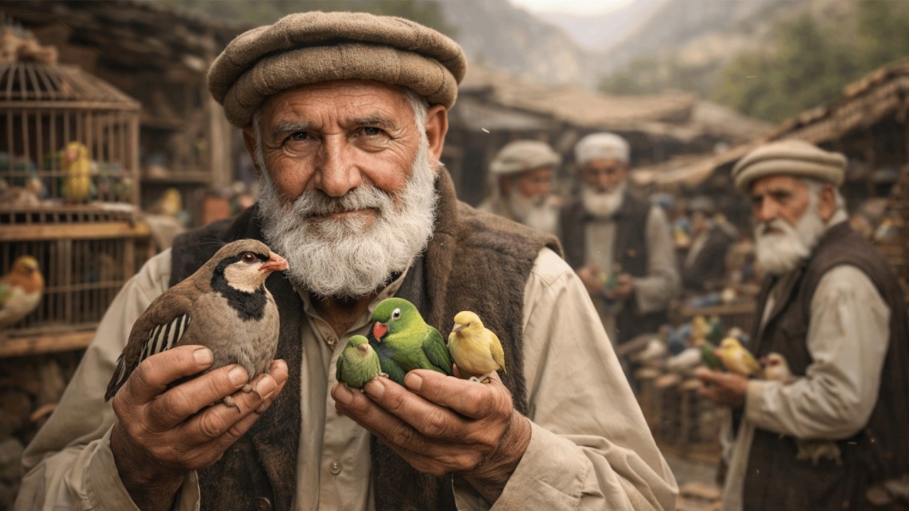 Exploring a Hidden Bird Market in Afghanistan 🐦 | Village Traditions | part 2 |