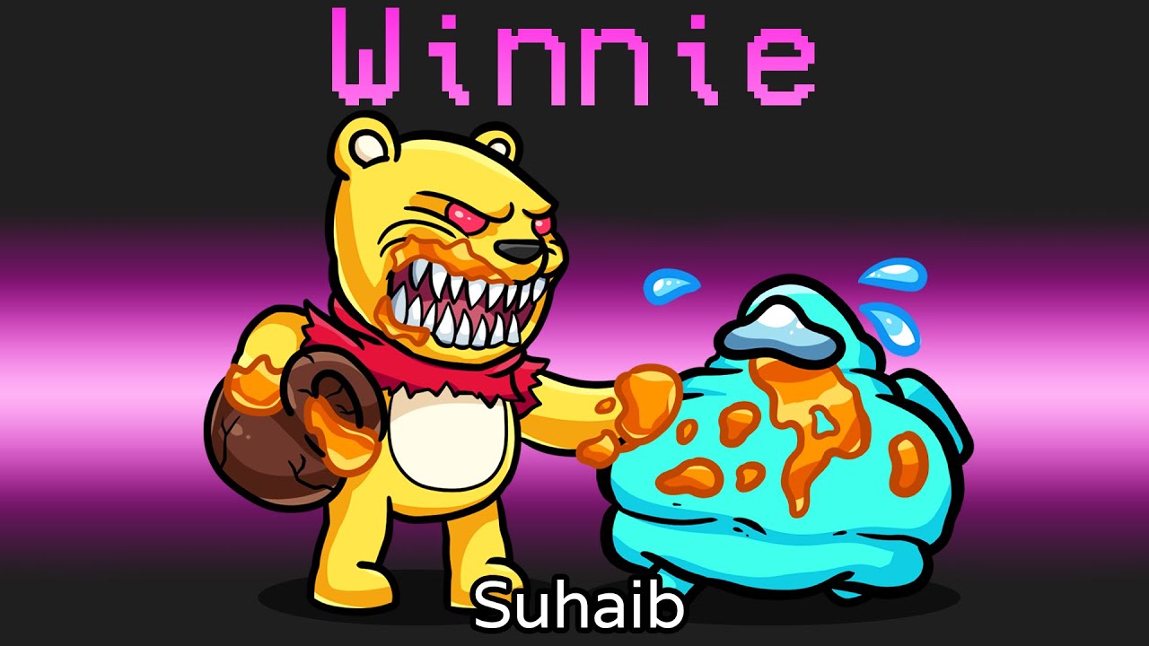 امونج اس الدب المرعب !😱 ( مع اليوتيوبرز ! )😍 - Among Us Winnie Scary