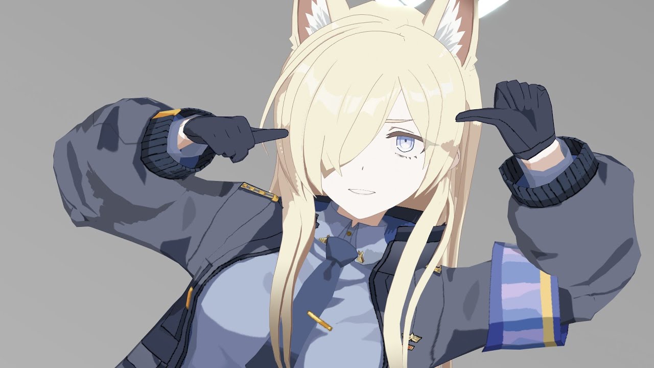 【MMDブルアカ】尾刃カンナでマーシャル・マキシマイザー【自作モデルテスト】