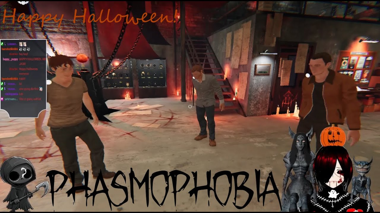 time to engage in some spooky Phasmophobia with the wonderful @nishi_47 and @Twiindel