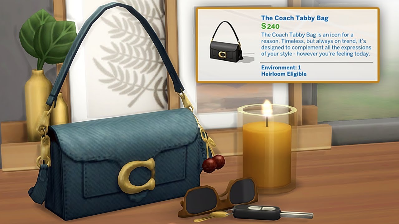 Эти дизайнерские бесплатные вещи теперь есть в Sims 4!? 👜