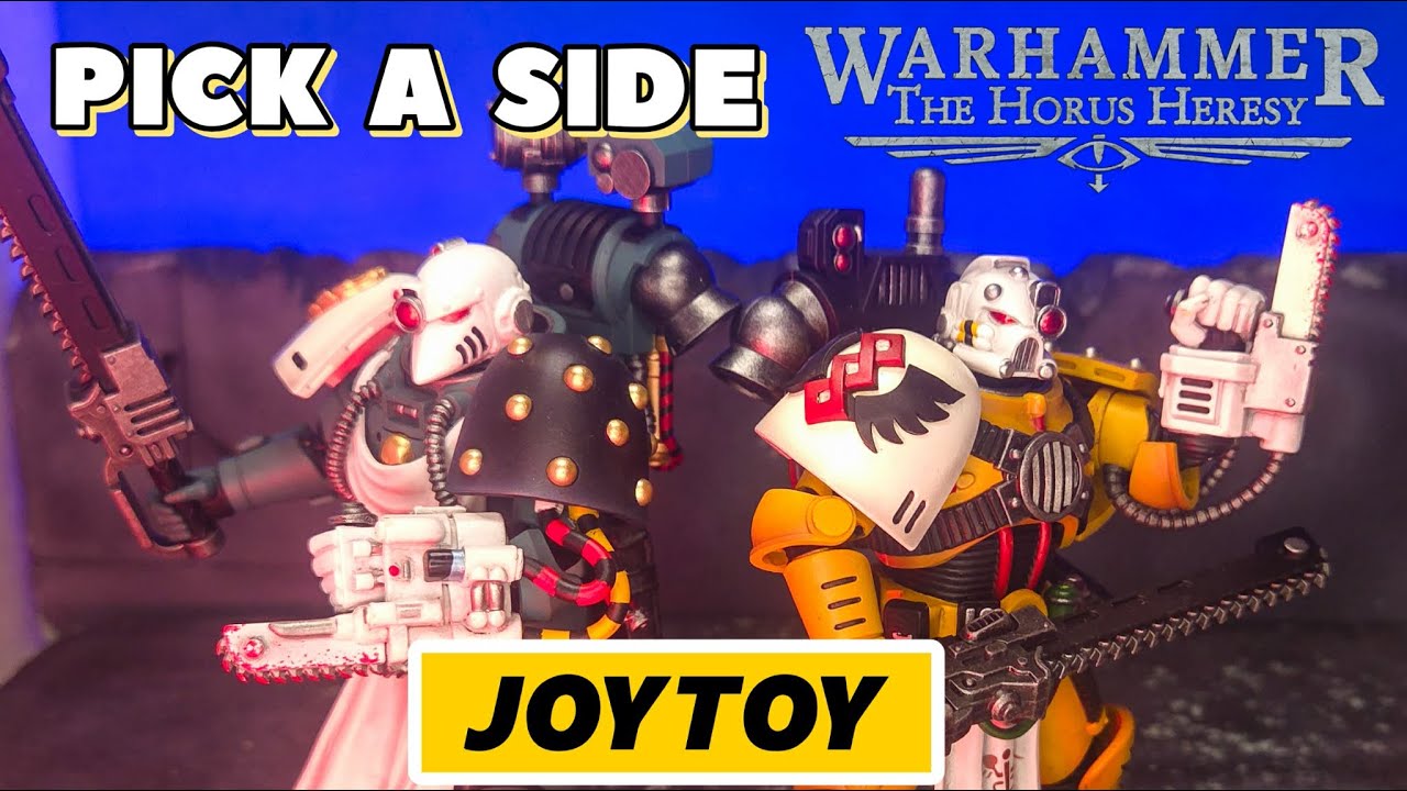 JoyToy Imperial Fists vs Sons of Horus Legion Apothecary: 1:18 Scale Comparison & Lore