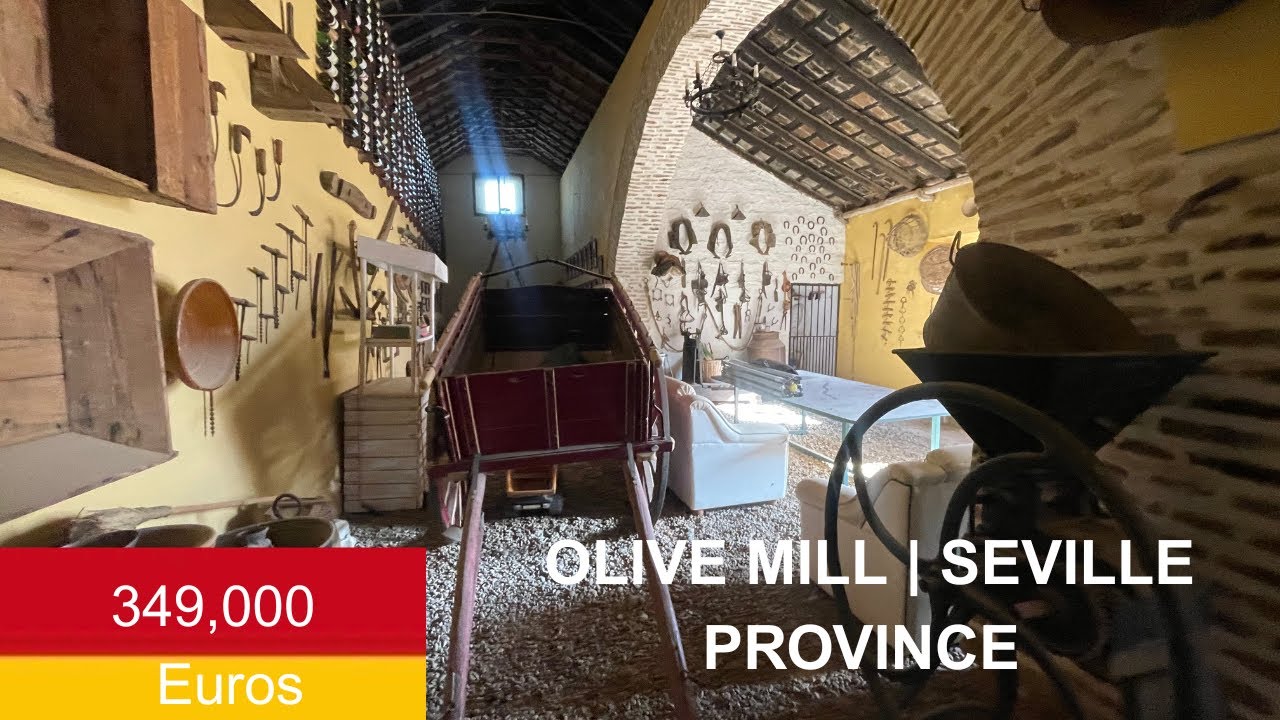 Andalucia Property for Sale | Traditional Olive Mill | 349,000 euros | Seville Province near Ecija