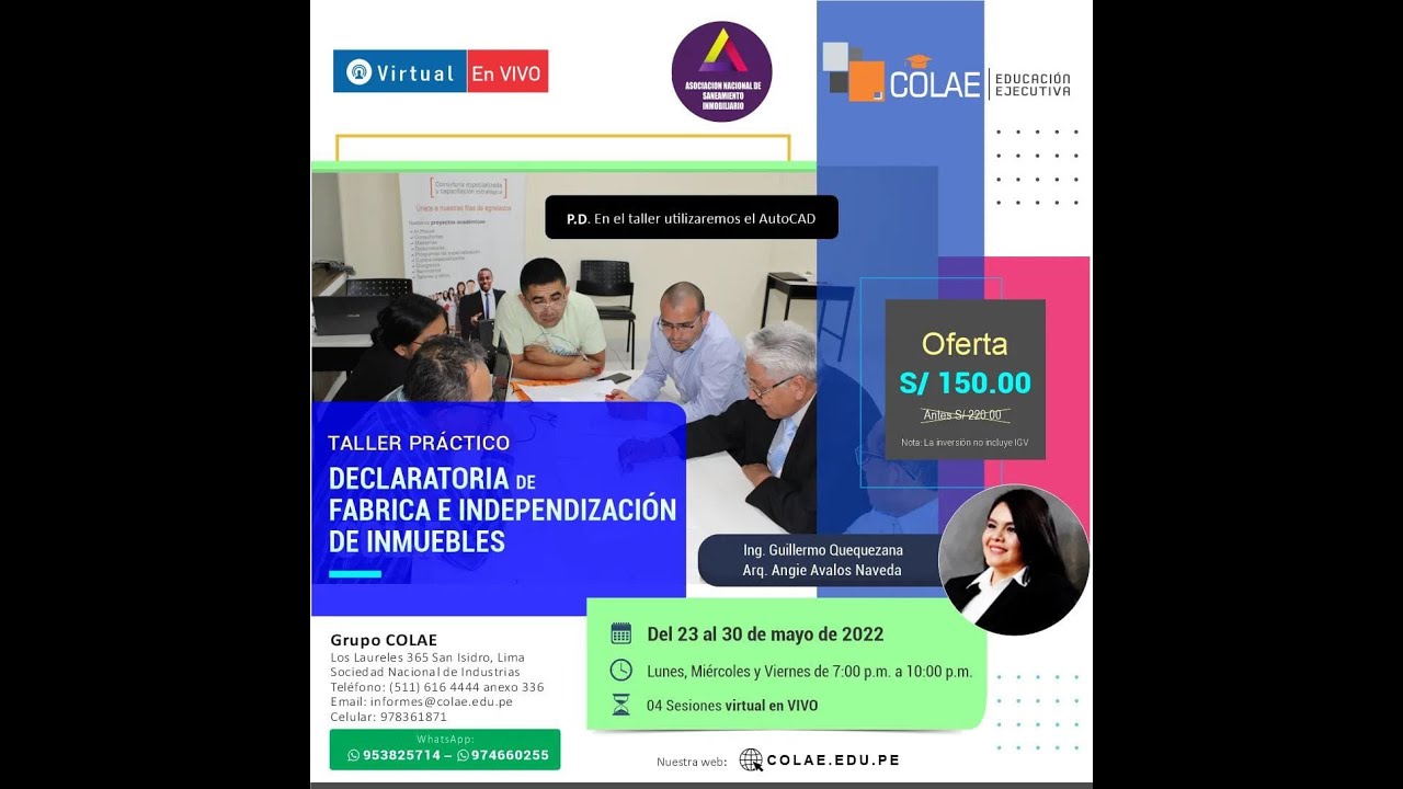 CURSO: DECLARATORIA DE FABRICA E INDEPENDIZACIONES - 2022
