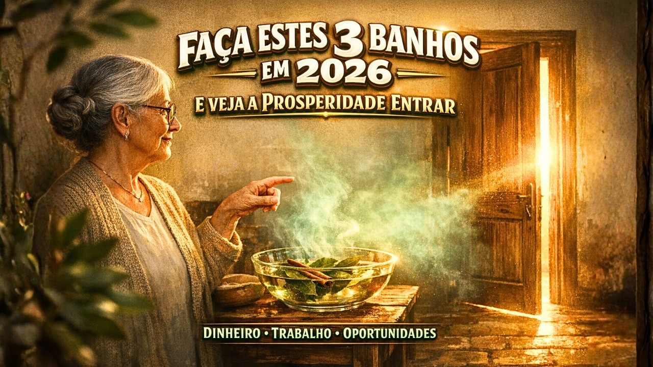 OS 3 BANHOS DA VOVÓ PARA RIQUEZA EM 2026 — Segredo Antigo REVELADOS!