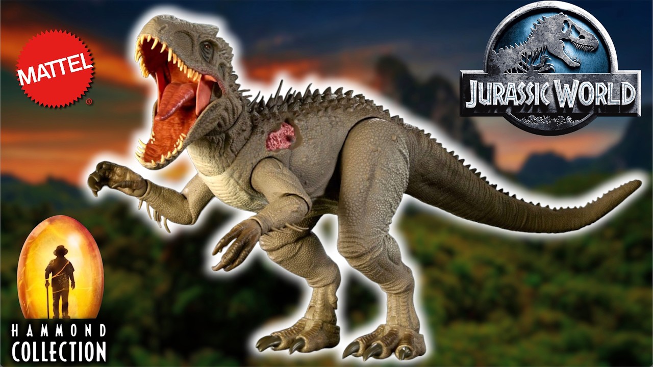 OFICIAL: INDOMINUS REX HAMMOND COLLECTION | JURASSIC WORLD | MATTEL