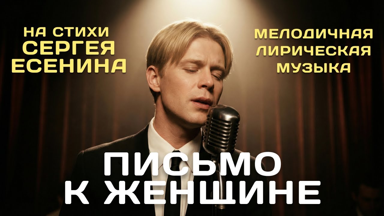 Письмо к женщине - Сергей Есенин | Стихи | Музыка в стиле Соул, Джаз, 1980е