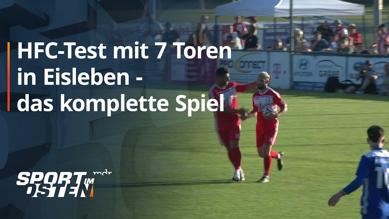 Testspiel MSV Eisleben - Hallescher FC | SPORT IM OSTEN