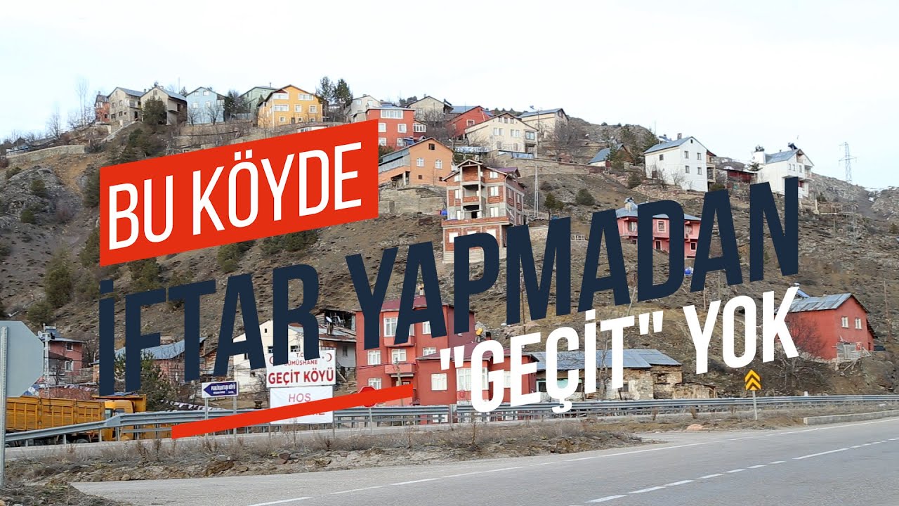 Bu köyden iftar yapmadan ‘Geçit’ yok