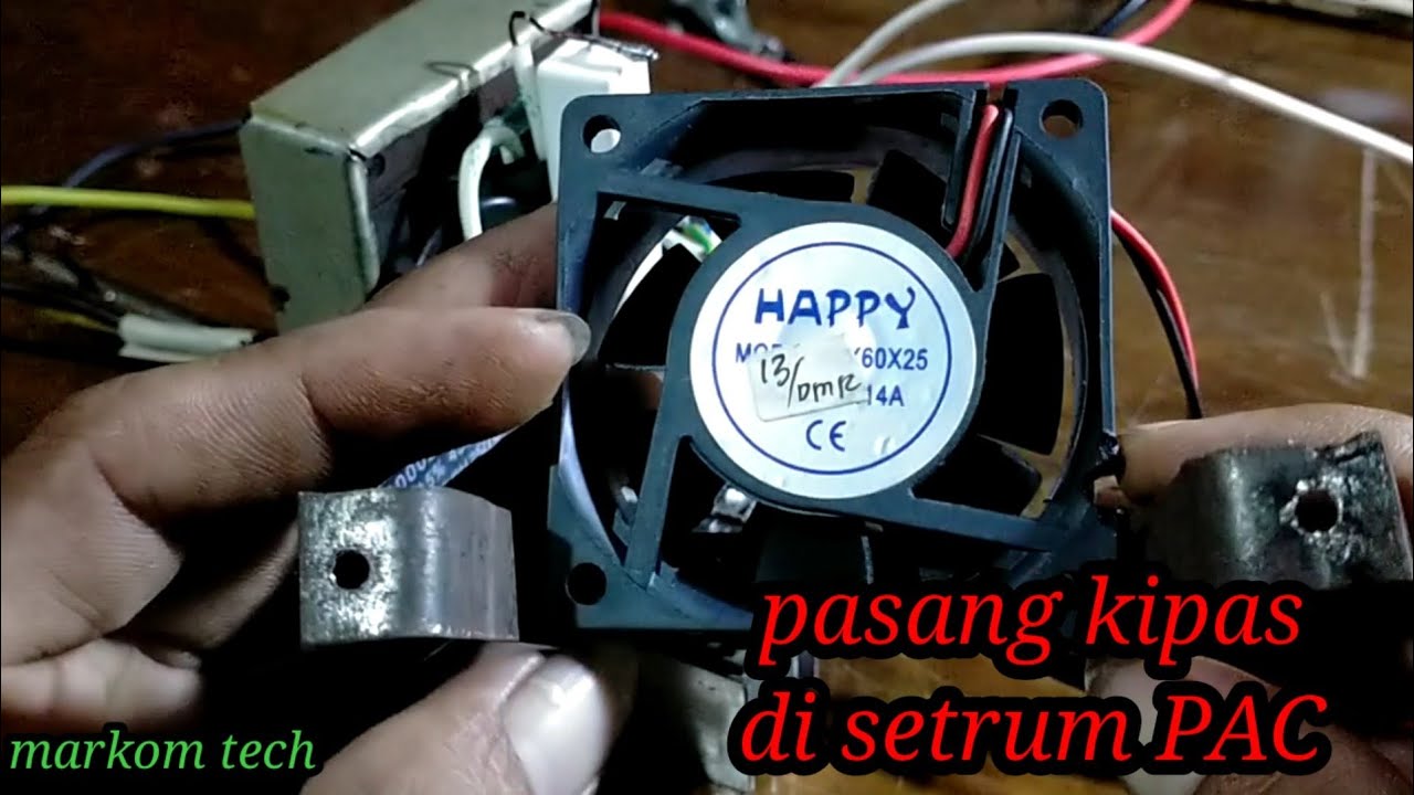 cara pasang kipas setrum PAC