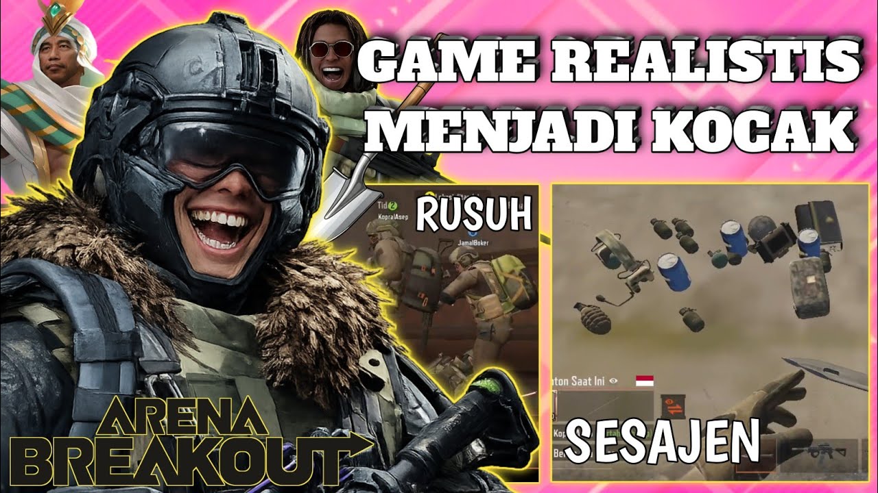 GAME REALISTIS TAPI KOCAK🤣 | Loot Dijadiin Sesajen😭 - Arena Breakout