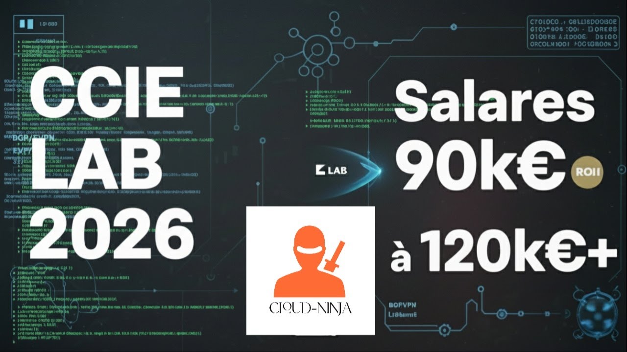 Cisco CCIE : Salaires 90k€–120k€+ ? Parcours complet + Lab expliqué