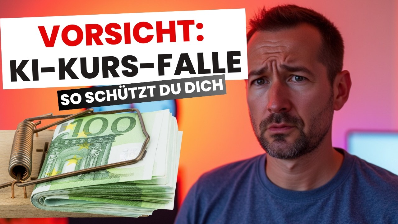 Vorsicht: KI-Kurs-Falle. So schützt du dich.
