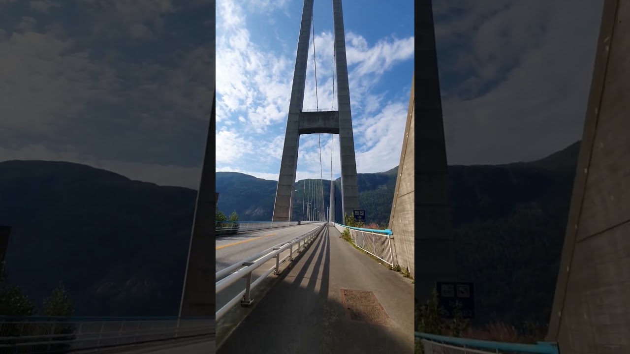🌉⛰️ A Walk Above Fjords &ndash; Norway&rsquo;s Breathtaking Bridge. #Hardanger #NorwayTravel #NorwegianFjords
