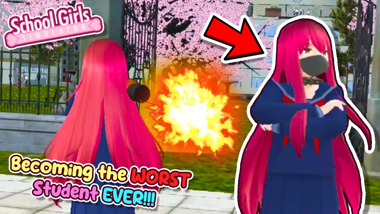 Becoming the WORST Student EVER in School Girls Simulator!!!
