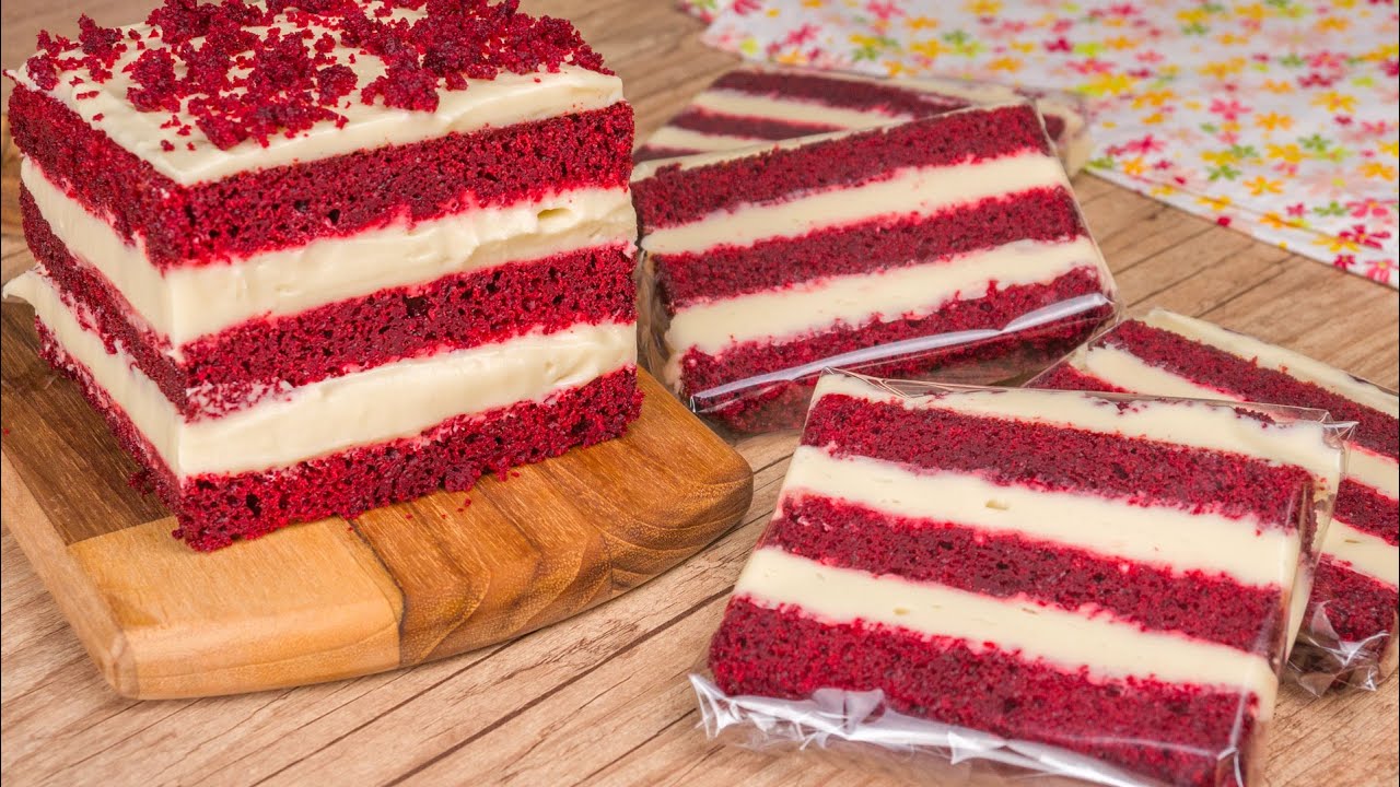 SLICE CAKE RED VELVET ESPETACULAR PARA FAÇA E VENDA | Cook'n Enjoy 1264