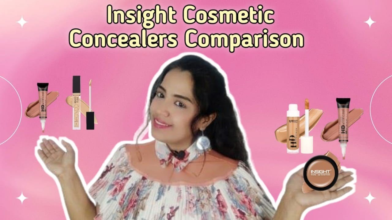 Insight Cosmetics Concealer Quick Comparison | Coverage, Finish & Wear Test 