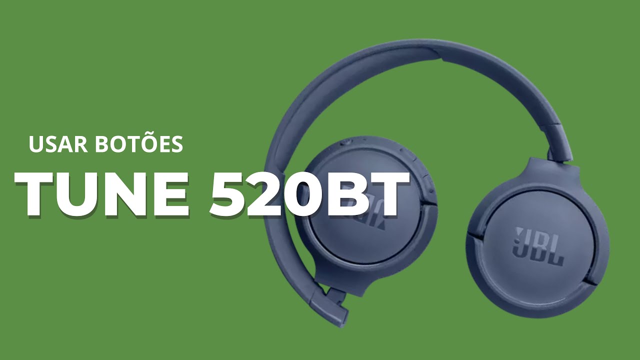 Como Usar os Botões do JBL Tune 520BT