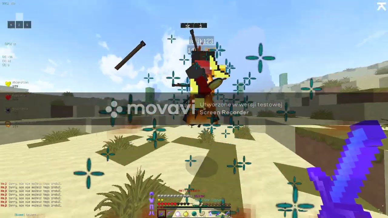 CHESTPVP CRAFTMC adik_123 dead lowca_420 zabrał itemki i zorał