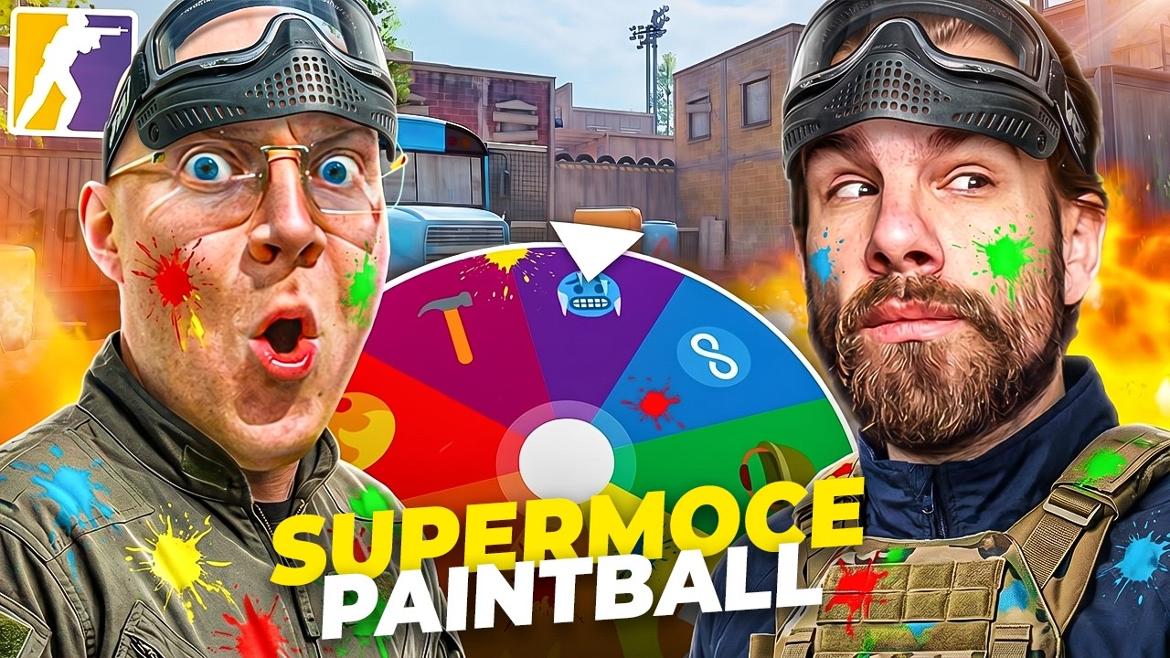 SUPERMOCE Z DZINOLDEM NA PAINTBALLU