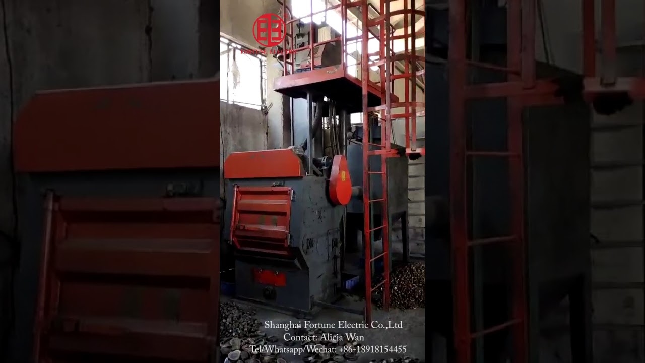 How does shot blasting machine work?
