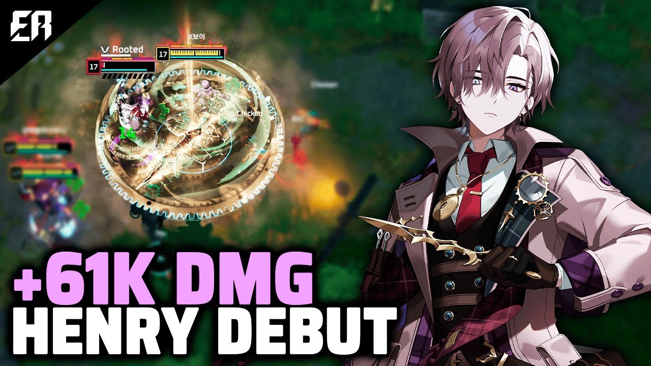 HENRY DEBUT +61K DMG | Eternal Return Pro Gameplay