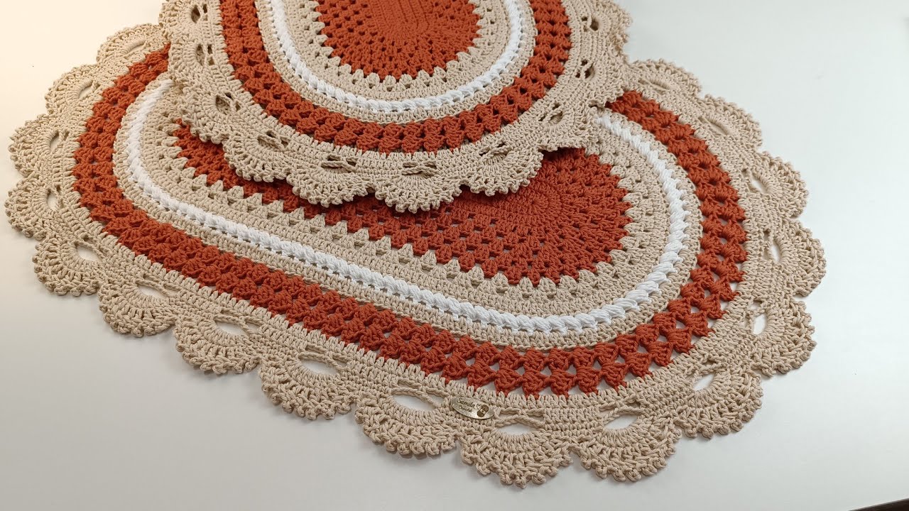 TAPETE RENATINHA DE CROCHÊ — PASSO A PASSO FÁCIL PARA INICIANTES#croche #tapetedecroche #crocheting 