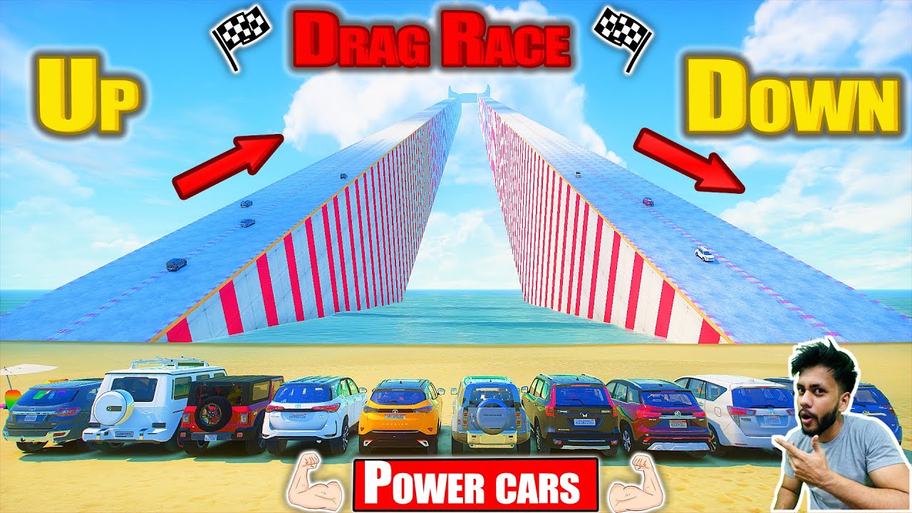 Powerful Indian SUV's Vs Snow Uturn Drag Race GTA 5