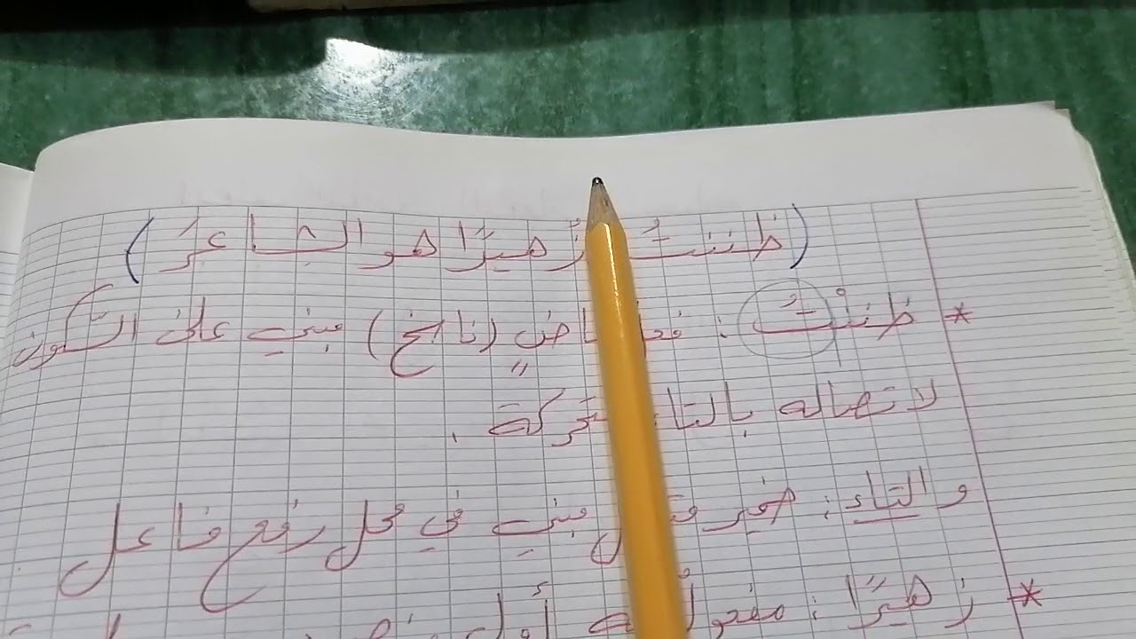 الصف الثامن : كتابة الياء( درس إملاء) + تصحيح فرض ليوم الجمعة ٢٦-٢-٢٠٢١