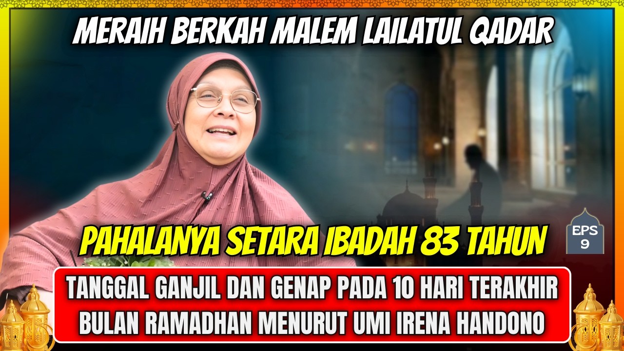 JANGAN HARI GANJILNYA SAJA YANG KHUSYU... 