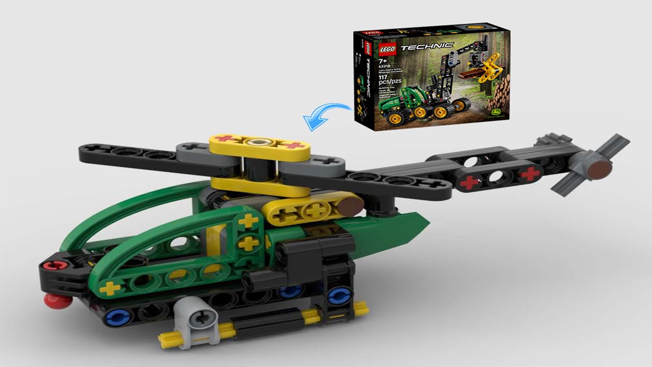 LEGO Technic Helicopter 42218 Alternate Build.