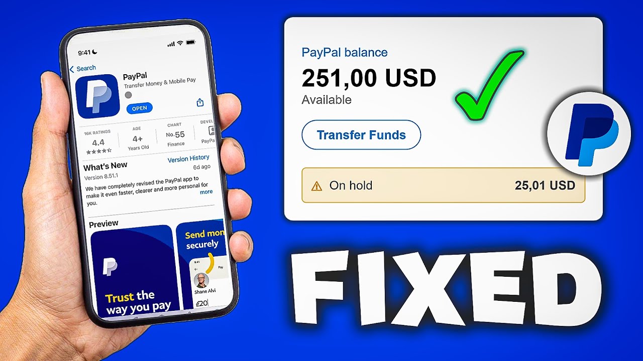Jak naprawić wstrzymanie płatności PayPal 🤔