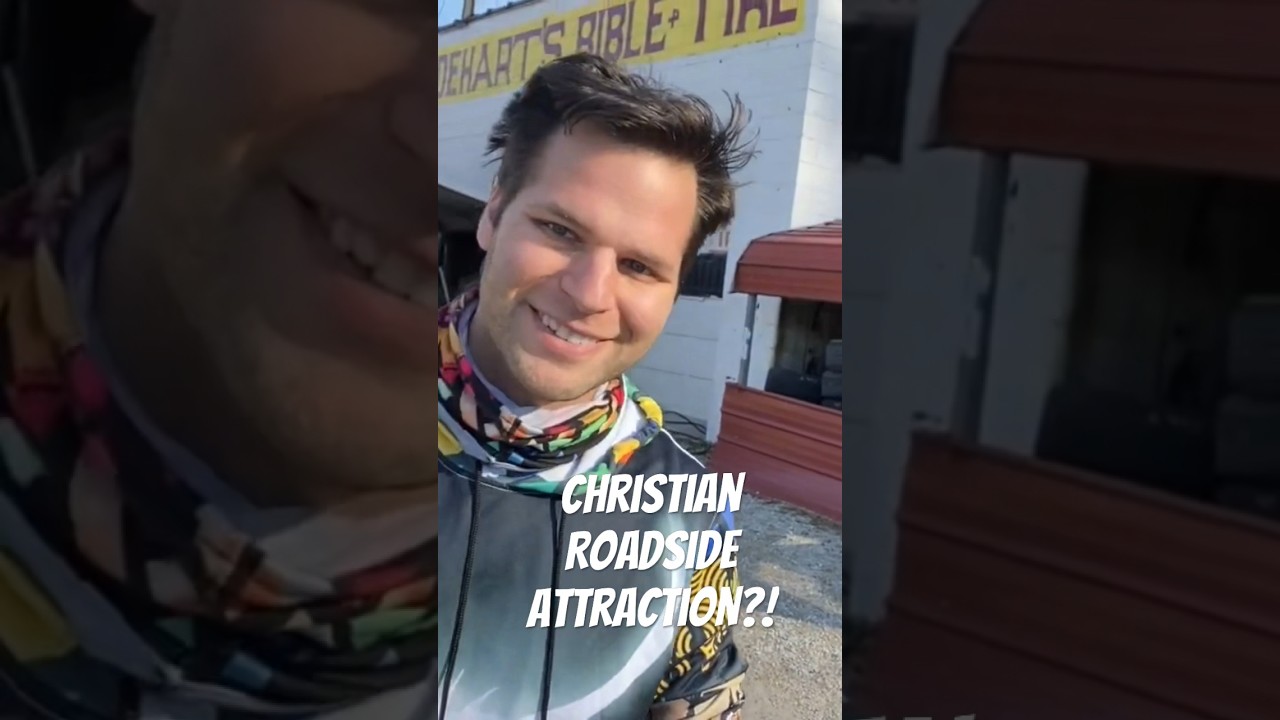 Christian Roadside Attraction DeHart&rsquo;s Bible and Tire Center  #roadtrip #roadsideattractions