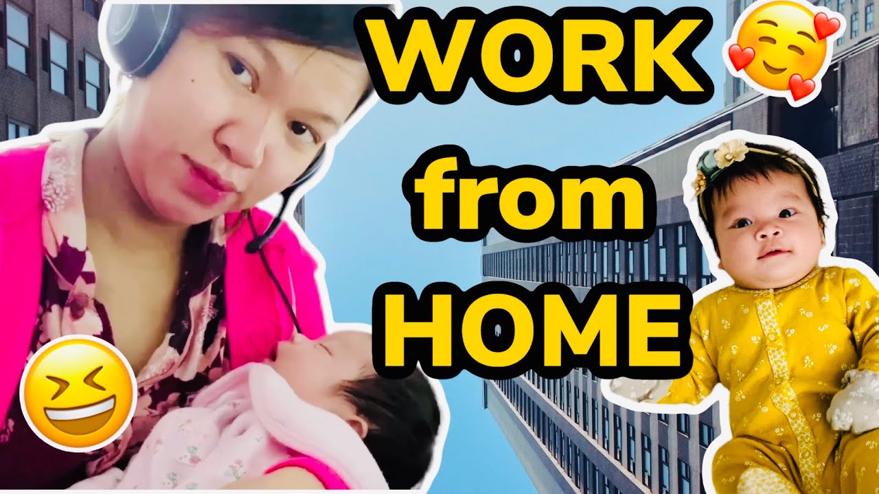 WORK FROM HOME/MOM/AS NURSE/HOW? WITH MY BABY/ WATCH TILL THE END! Baby has Attitude 🤣 / JHAMLI