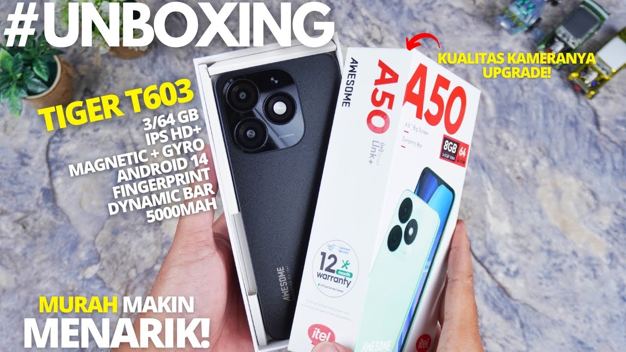 MURAH MENARIK! UNBOXING Itel A50 Indonesia + TES KAMERA! Hasil Kameranya Makin UPGRADE!