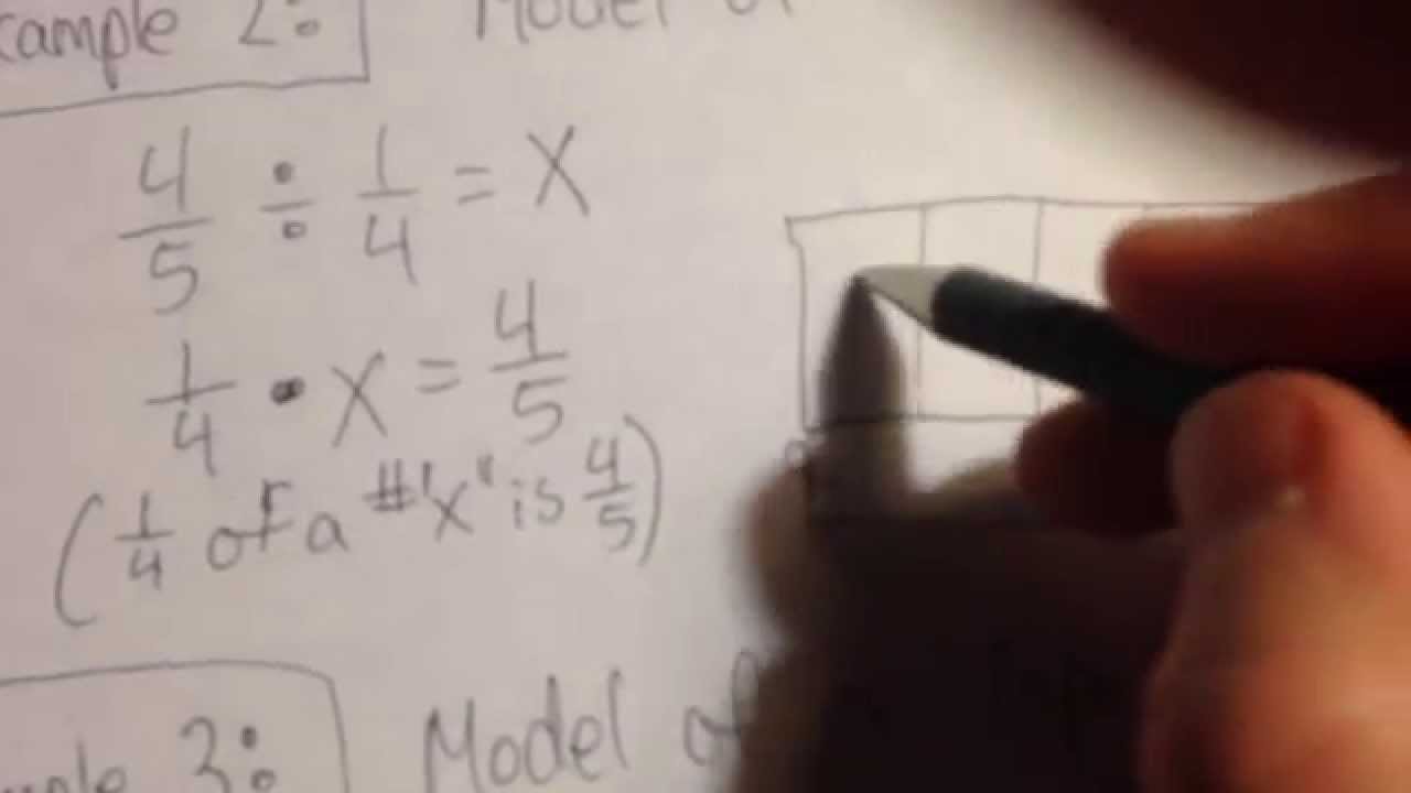 Dividing Fractions Using a Tape Diagram - Example 2