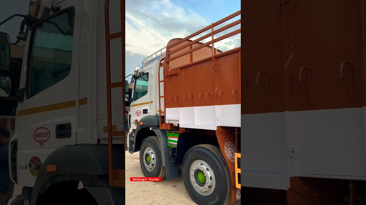 Bharat Benz steel body 12 wheeler truck delivery Sri Velliangiri motors