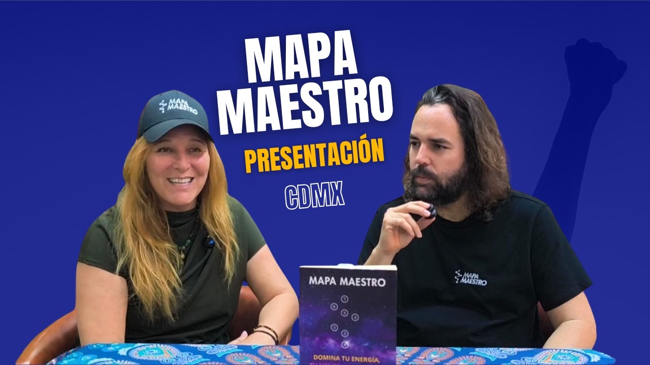 ✨ Presentación del libro “Mapa Maestro: Controla tu energía, tu mente” en Ciudad de México.